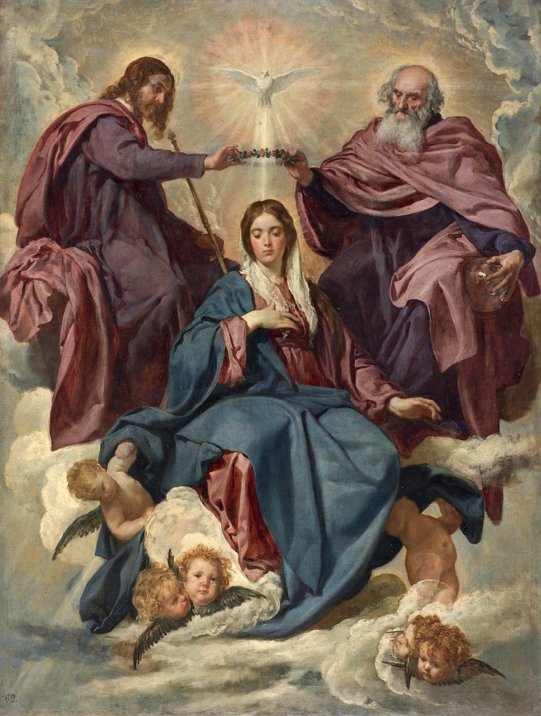 Diego Velazquez - La Coronación de la Virgen (c.1635)