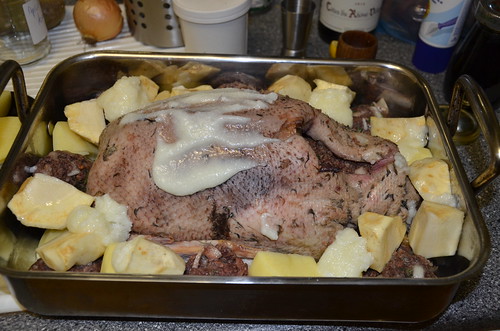 wild goose and pigeon meat stuffing Dec 17 (2)