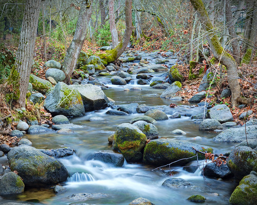 landscape creek river longexposure nature