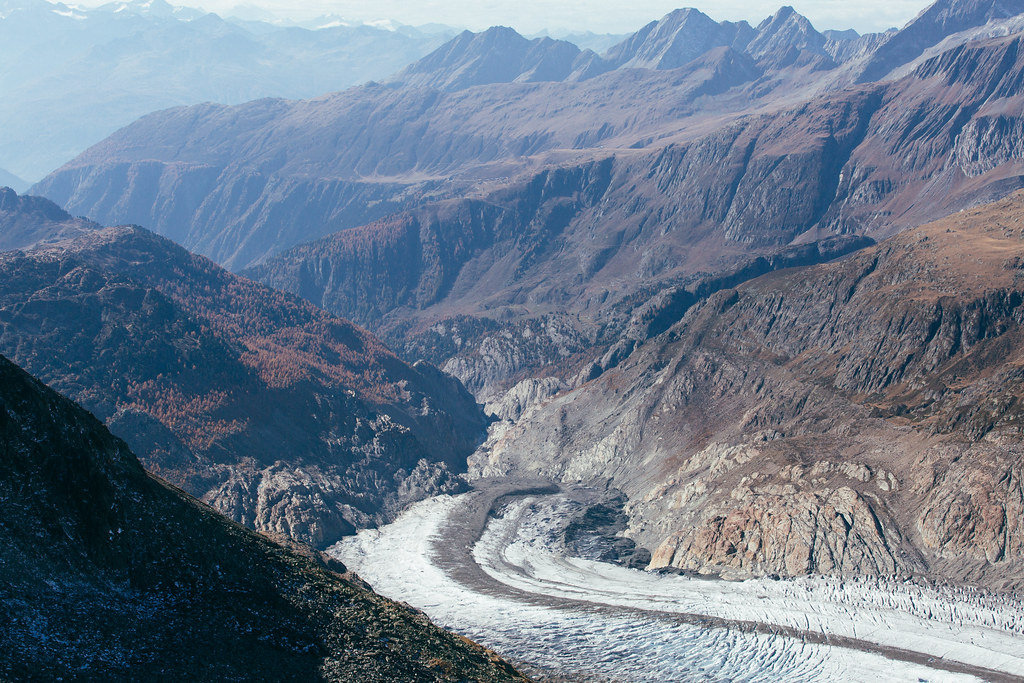 Aletsch Glacier.