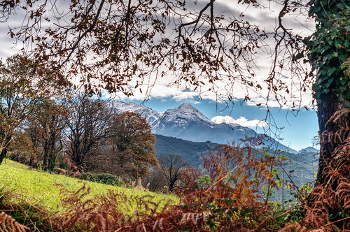asturias oviedo latores aramo montes naturaleza campo otoño