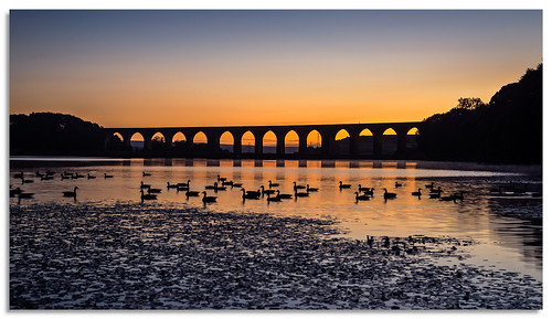 hewenden hewendenreservoir viaduct yorkshire bradford ngc nikonfxshowcase nikkor1635mmf4 water sunrise dawn