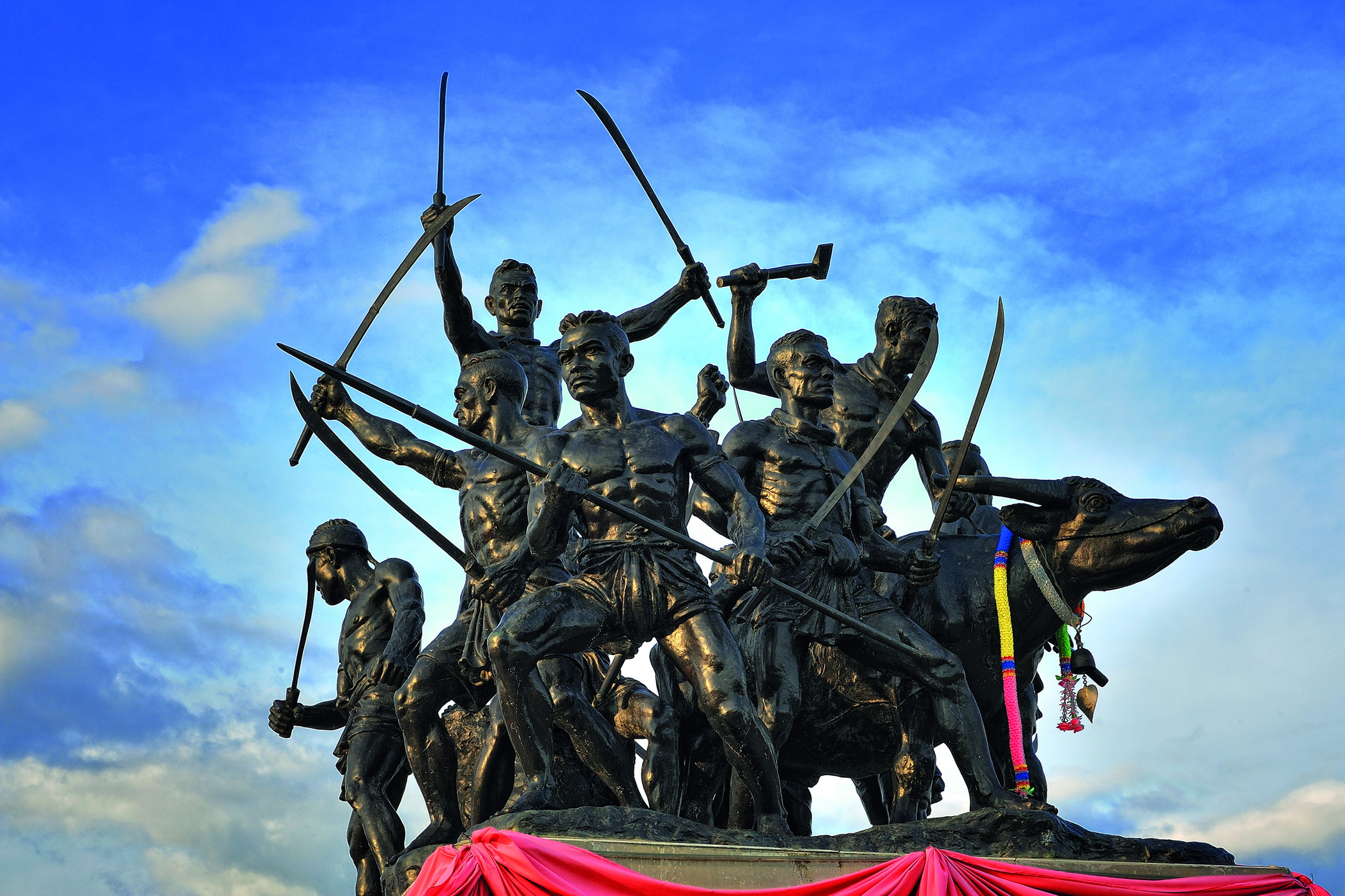 Monument to the Heroes of Bang Rachan in Sing Buri Province, Thailand.