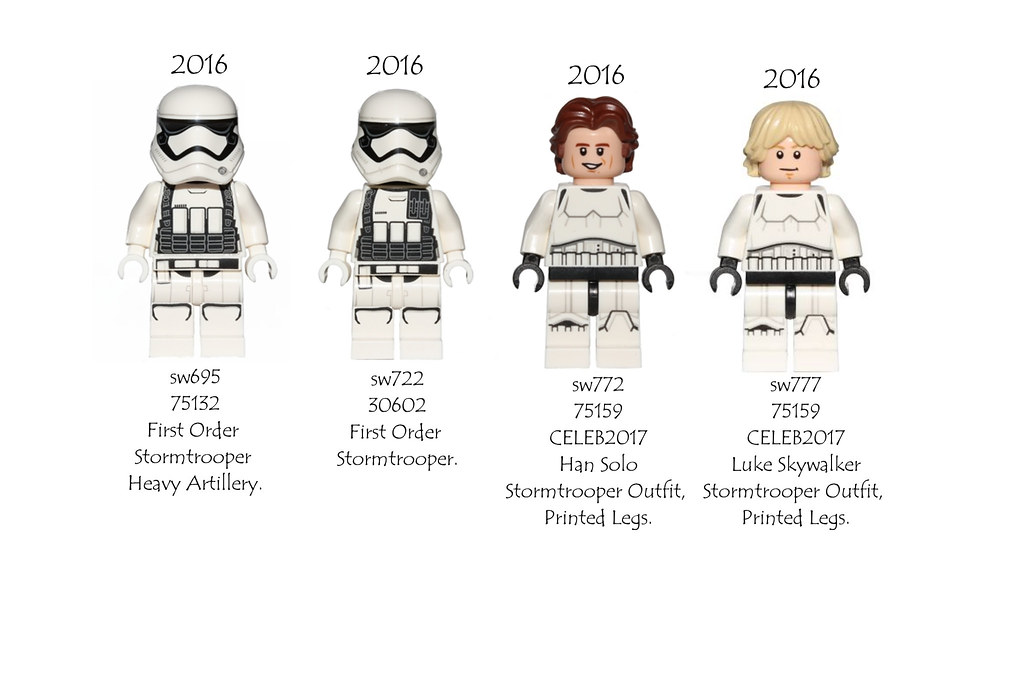 Every Lego Stormtrooper Minifigure Ever Made!!!