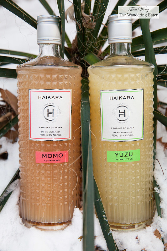 Haikara Sake - Momo (peach) and Yuzu flavored sakes