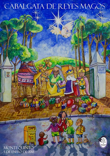 Cartel de la Cabalgata de Reyes Magos de Montequinto