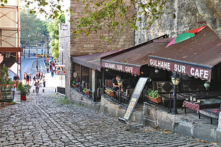 Istanbul - Street scene cobbled stone