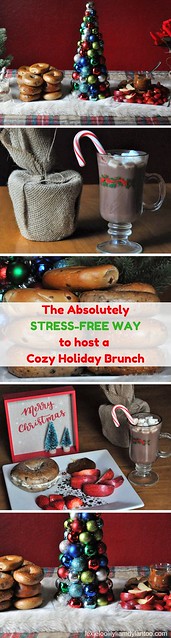 The Absolutely Stress-Free Way to host a Cozy Holiday Brunch! Featuring @Brueggers catering! #sponsored #BrueggersBunch #Christmas #Brunch