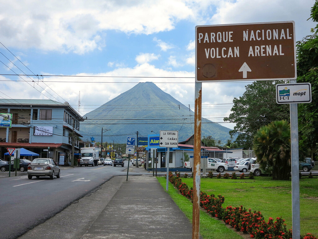 La Fortuna y el volcán Arenal