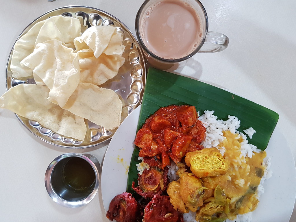 印度素菜飯 Indian Vegetaruan Mixed Rice $9.20 @ Chetties Shah Alam