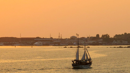 sunsets boats cyprus zypern cipro paphos
