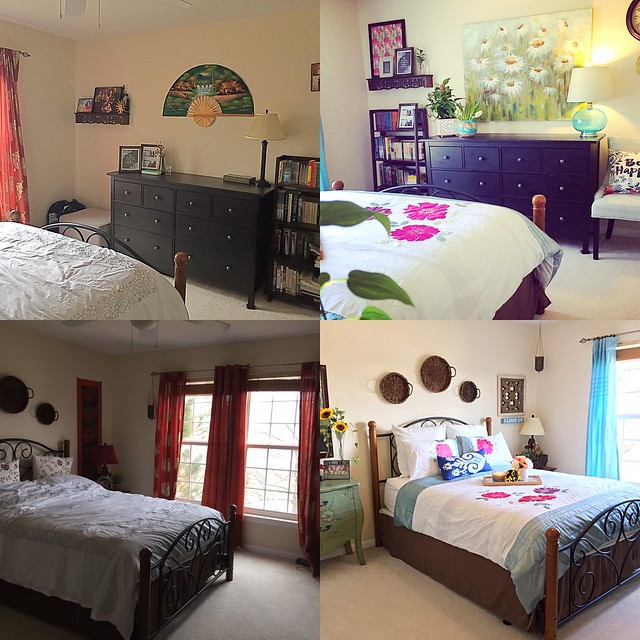 guest bedroom before and after