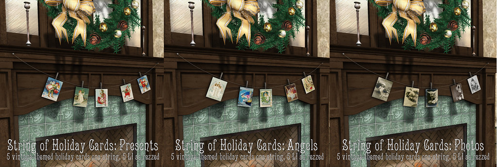 String of Holiday Cards poster Social Media