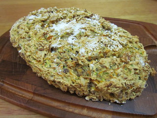 Crusty No-Knead Carrot and Courgette Bread
