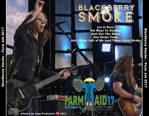 Blackberry Smoke-Farm Aid 2017 back