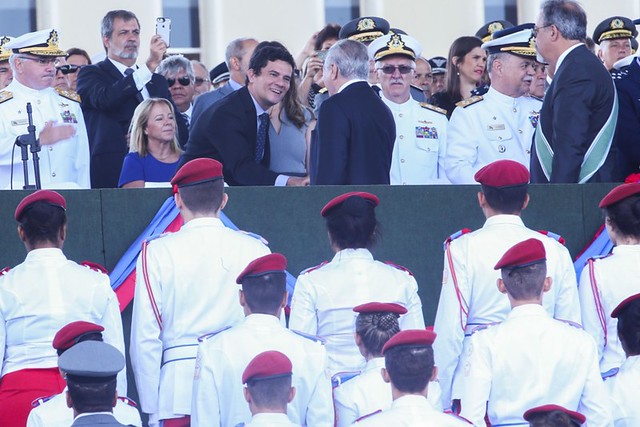 Por diferentes motivos, Michel Temer (PMDB) e Sérgio Moro foram protagonistas da agenda política nacional em 2017 - Créditos: Antônio Cruz - Agência Brasil