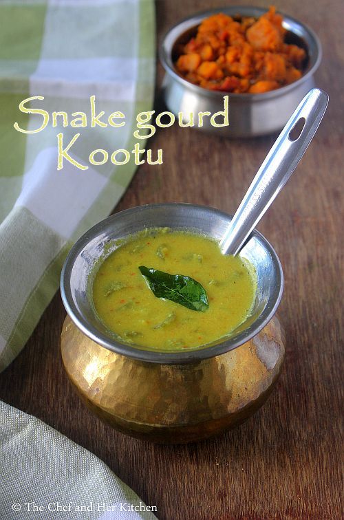 snake gourd kootu