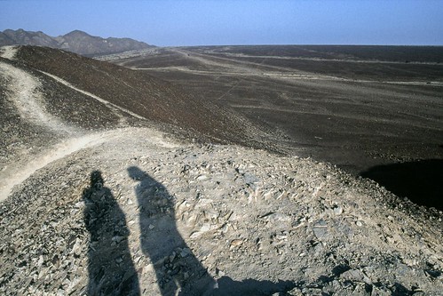 nazca peru desert mountain shadows pe
