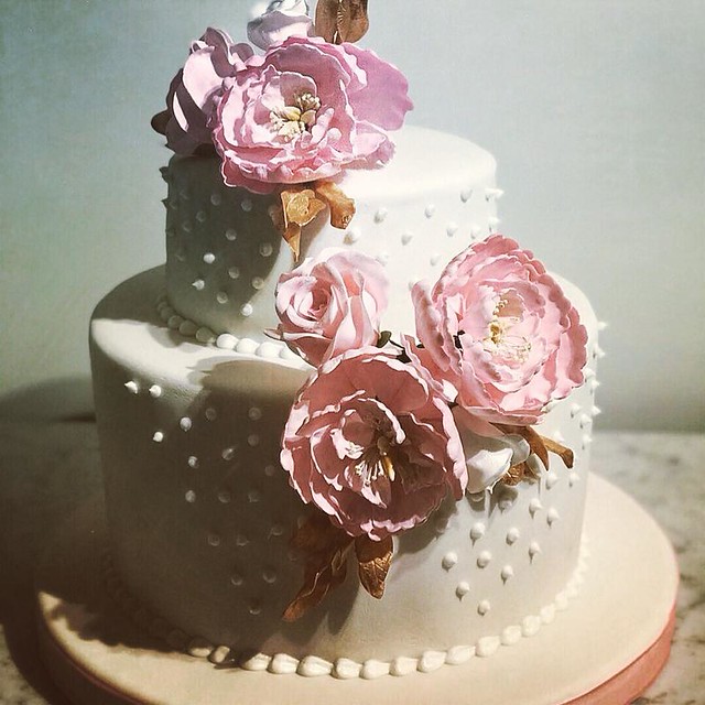 Peonies for Wedding Cake by Marina Silvia Rothhuber of Silvycakes