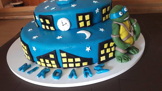 Ninja Turtles Birthday Cake by Ρίτα Κοντογιάννη