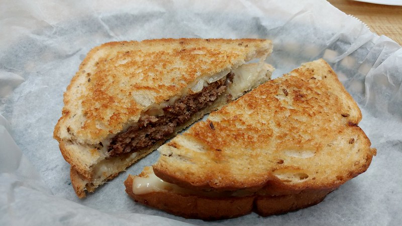 The Patty Melt that Chris ordered