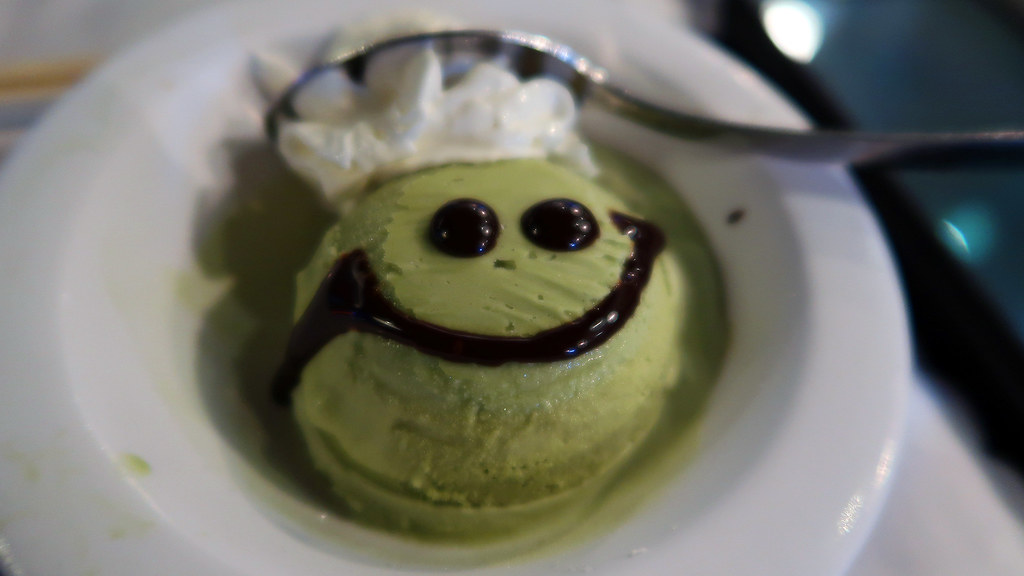 The happiest green tea ice cream