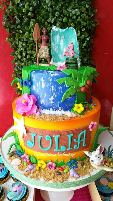 Moana Theme Cake by Donna De Jesus of Donnalicious Bakeshop