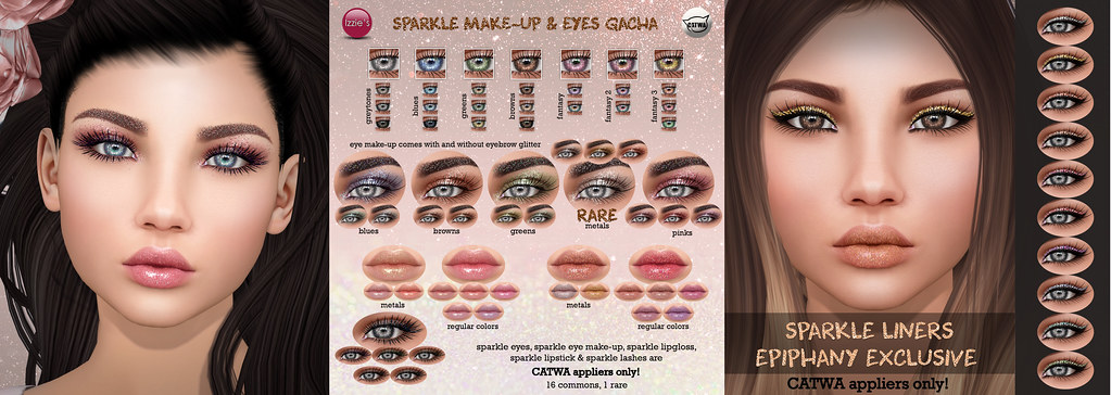 Sparkle Make-Up & Eyes Gacha - TeleportHub.com Live!