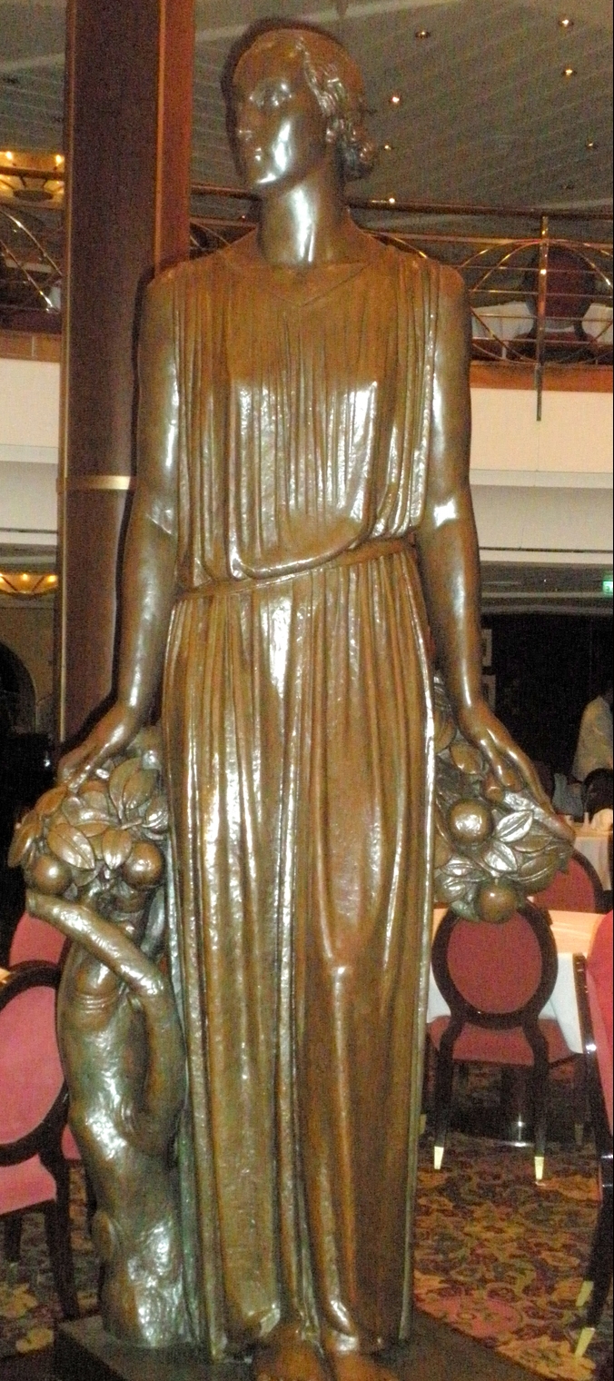 La Normandie statue from SS Norway in Celebrity Summit cruise ship. Photo taken on June 6, 2010.