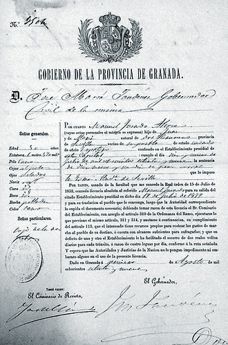 1828. El Choleja, zapatero y ferviente republicano