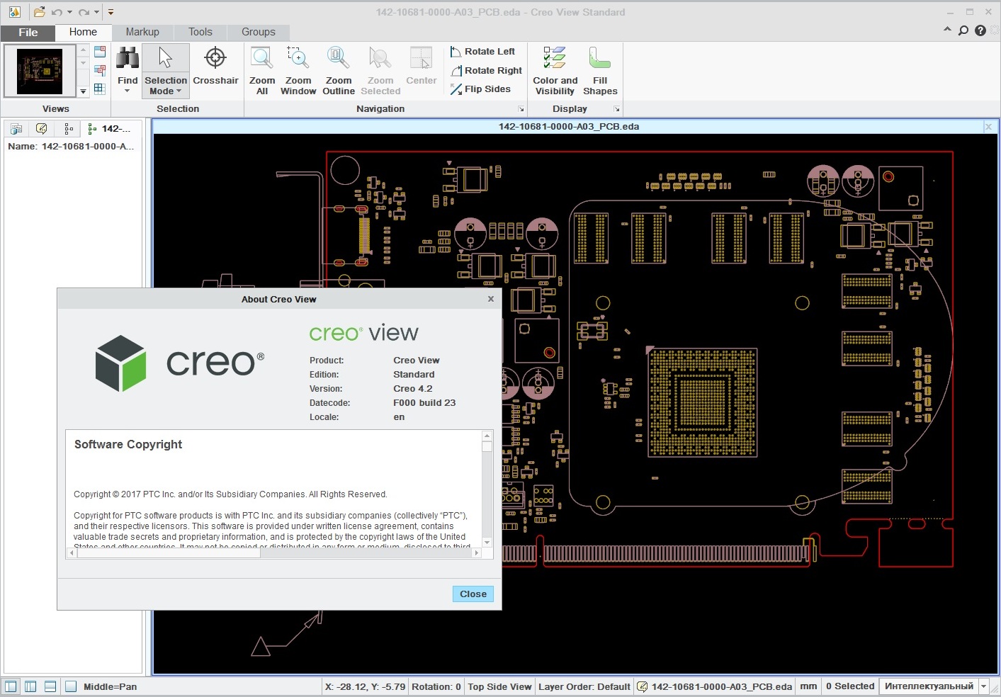 Working with PTC Creo View 4.2 F000 full