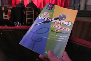 Wedding Singer - Victoria Theatre programme