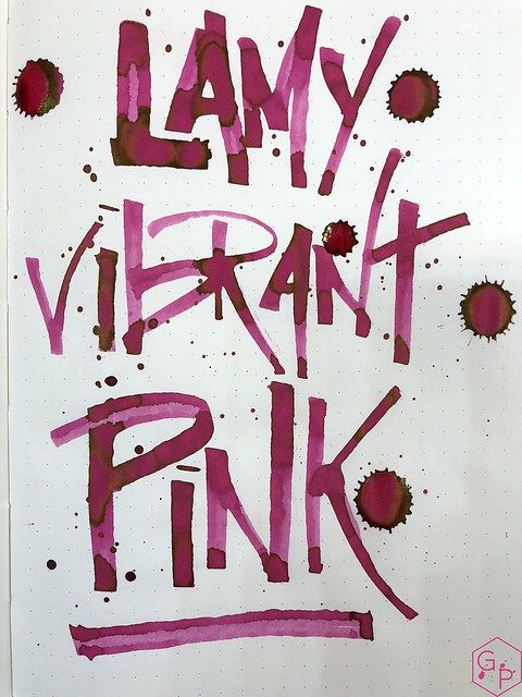 Ink Shot Review @LAMY Vibrant Pink 2018 Ink @laywines 21