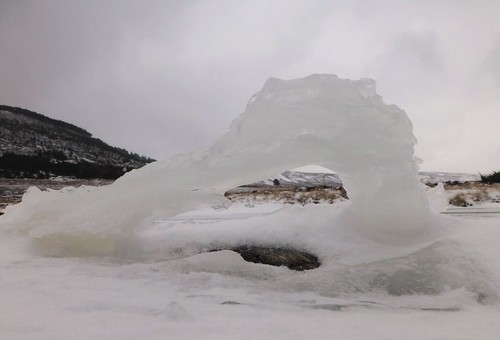 ice formations lochindorb winter weather freezing frozen loch scotland