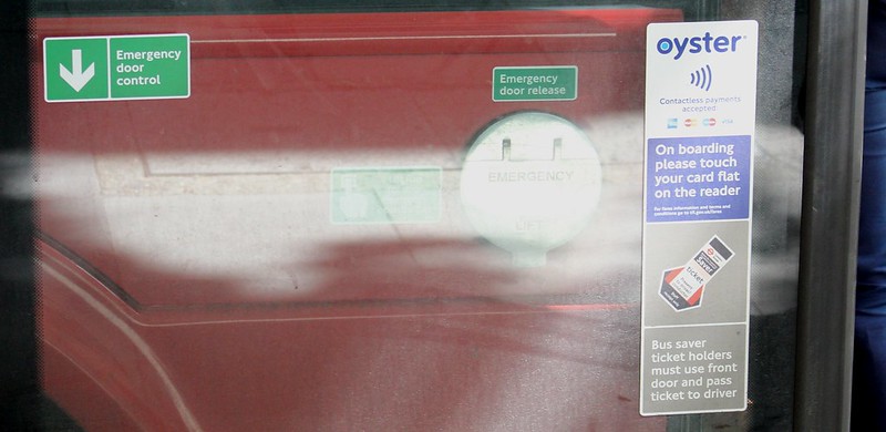 London Bus ticketing notice