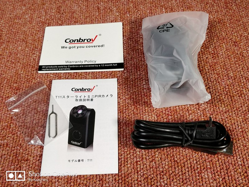 Conbrov 小型カメラ 赤外線センサー レビュー (8)