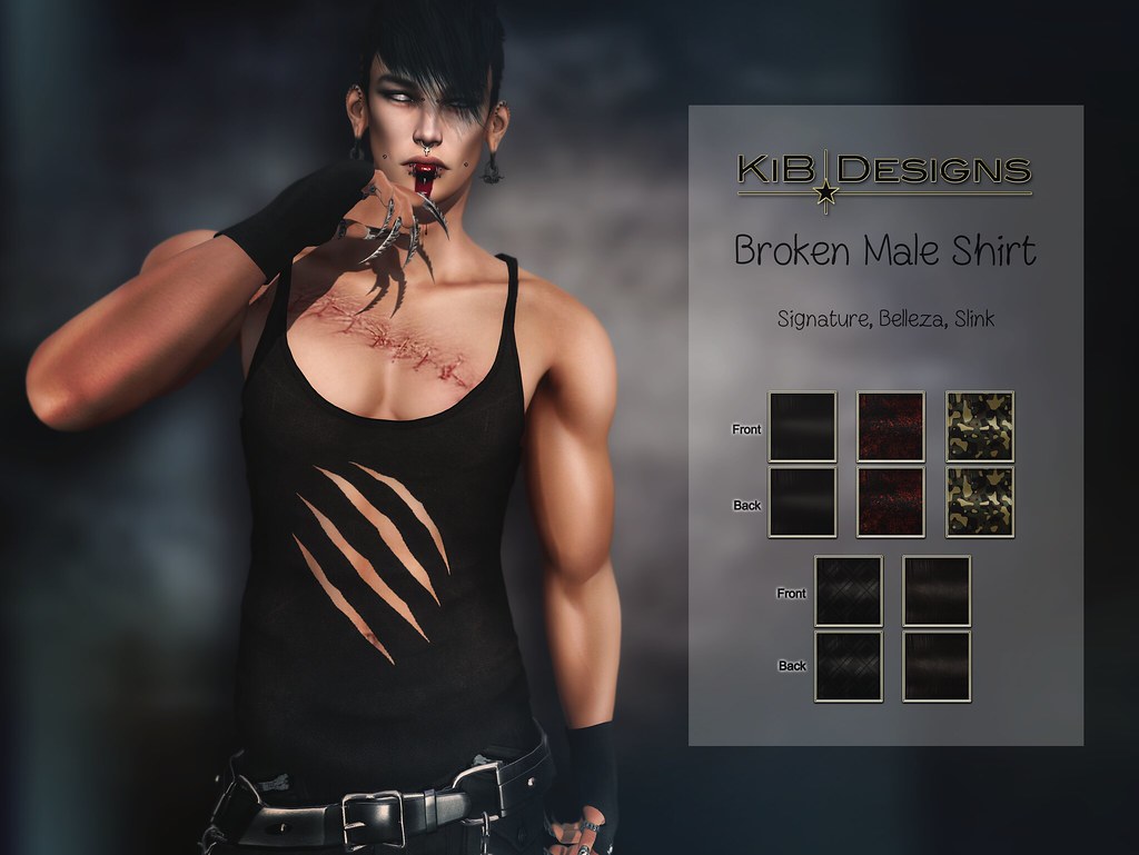 KiB Designs – Broken Shirts @The Darkness Event