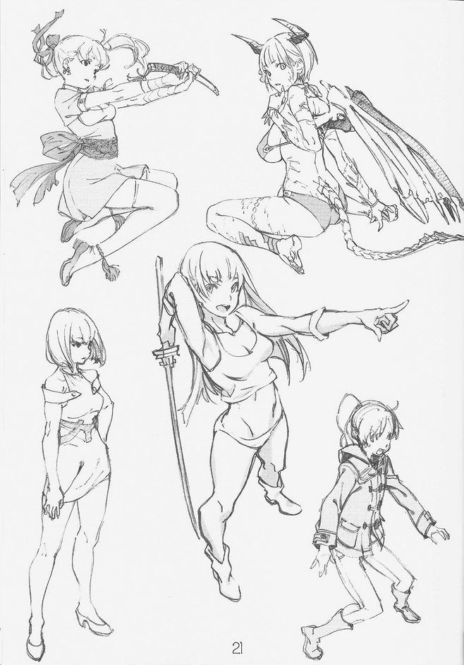 Sketch Anime Art Concept