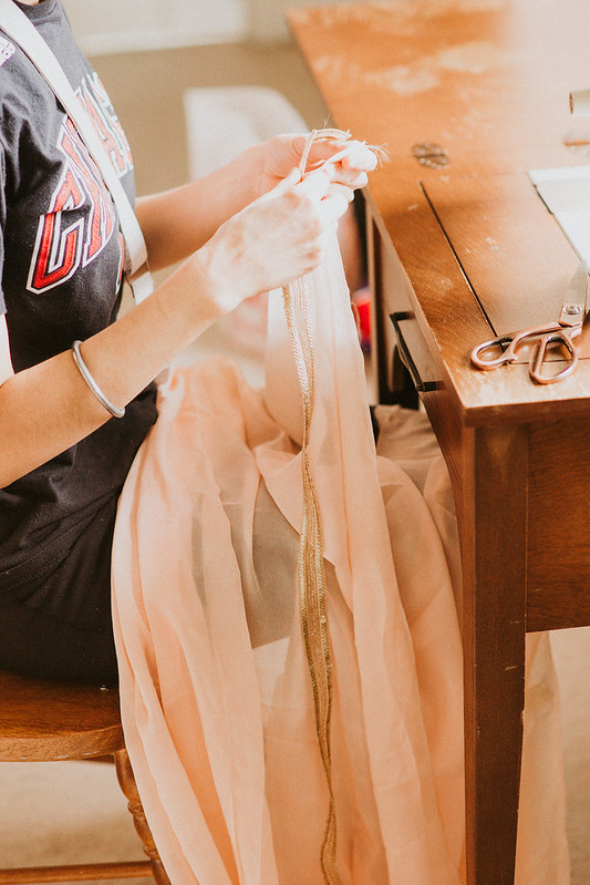 DIY - How to Sew Gotta on Dupatta