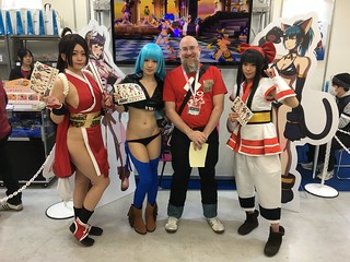 SNK King of Fighters cosplayers