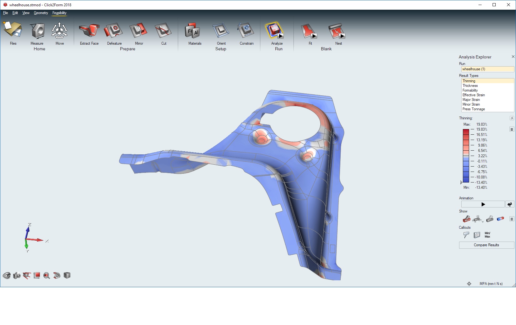 Simulation with solidThinking Click2Form 2018.0.855 full crack