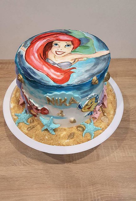 Little Mermaid Cake by Olivera Davcevska of Oli Cookies