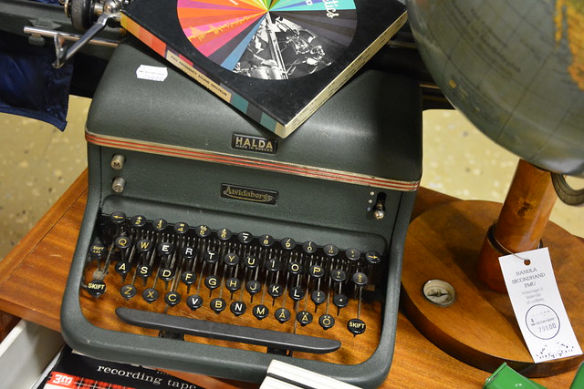 Vintage typewriter at the Swedish Thrift Store by iHanna #studioihanna