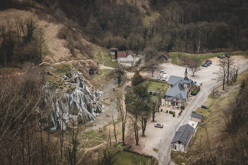 Belvédère des Roches - Au dessus des cascades des tufs - Baume les Messieurs - Jura - France - février 2018