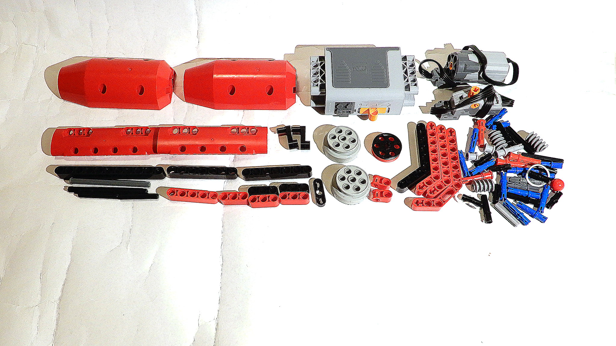 How to Build a Lego Technic Cordless Drill (with Power Functions Motor - 4K)