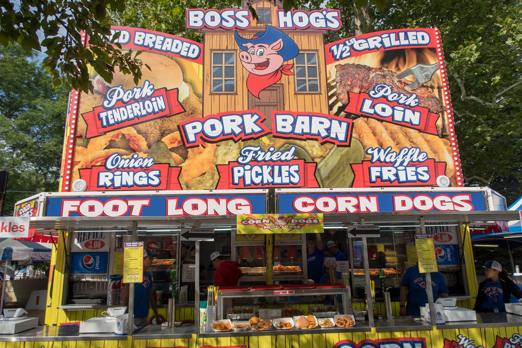 Pork Barn at Iowa State Fair