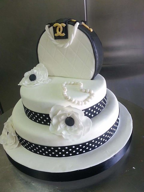 Chanel Cake - Mud Cake filled with Tiramisu Cream by Cuoco Poco Pastries 'n Much More