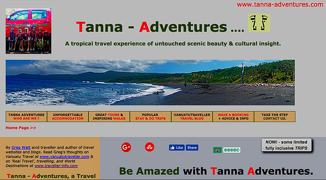 For more information on Tanna Island, Vanuatu, go to the Tanna-Adventures website.