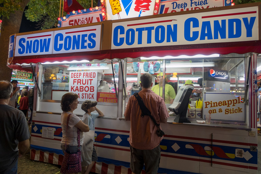 Snow Cones at Cotton Candy Booth
