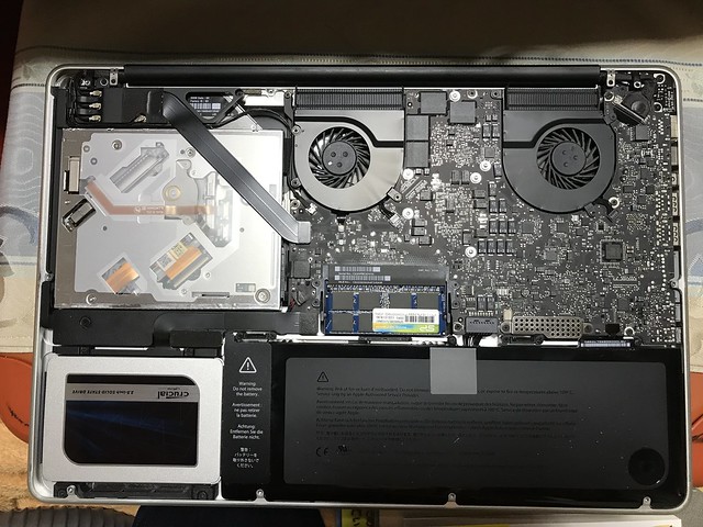 Inside of MacBook Pro
